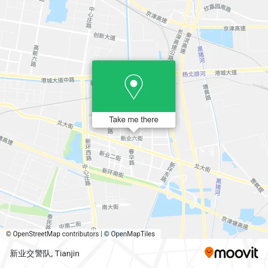 新业交警队 map