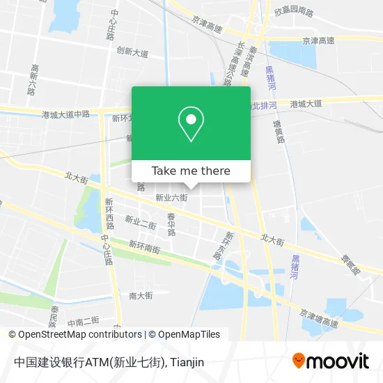 中国建设银行ATM(新业七街) map