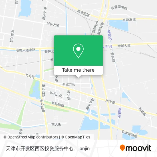 天津市开发区西区投资服务中心 map