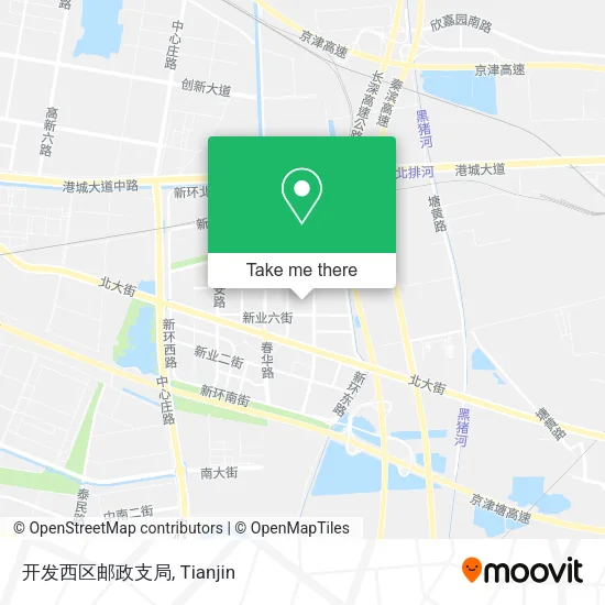 开发西区邮政支局 map