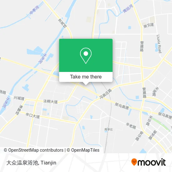 大众温泉浴池 map