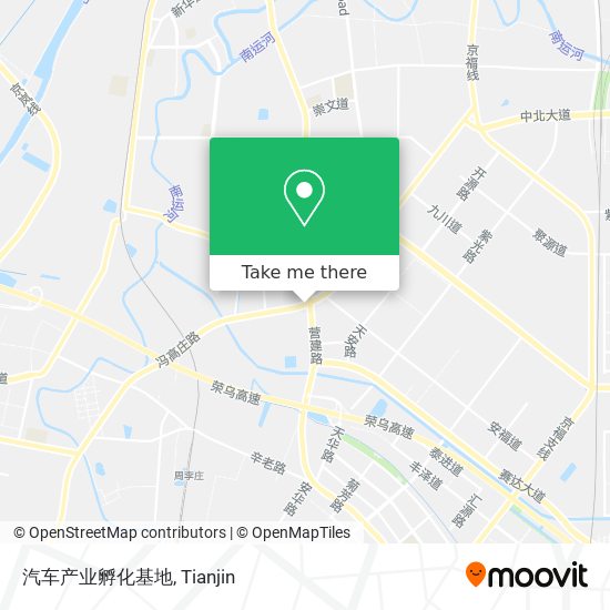汽车产业孵化基地 map