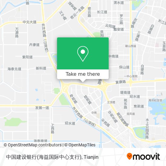 中国建设银行(海益国际中心支行) map