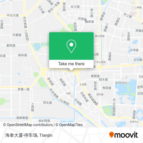 海泰大厦-停车场 map