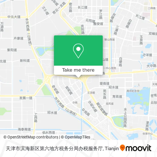 天津市滨海新区第六地方税务分局办税服务厅 map