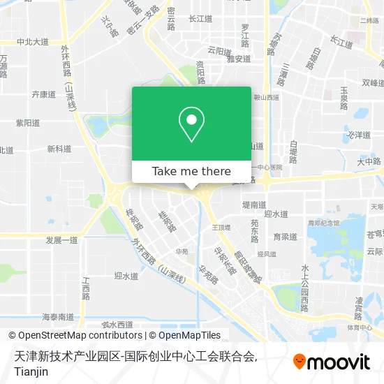 天津新技术产业园区-国际创业中心工会联合会 map
