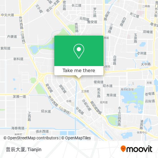 普辰大厦 map
