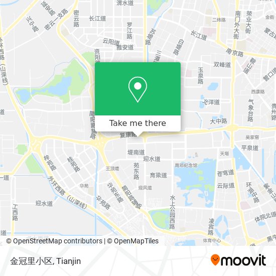 金冠里小区 map