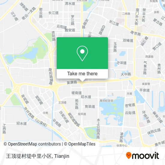 王顶堤村堤中里小区 map