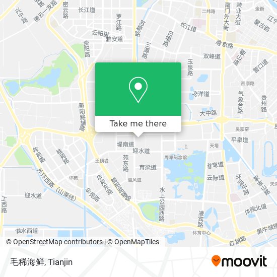 毛稀海鲜 map