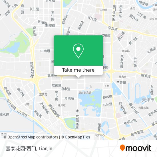 嘉泰花园-西门 map