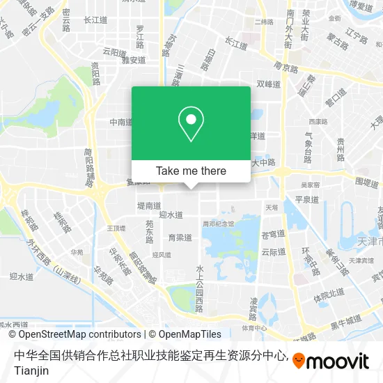 中华全国供销合作总社职业技能鉴定再生资源分中心 map
