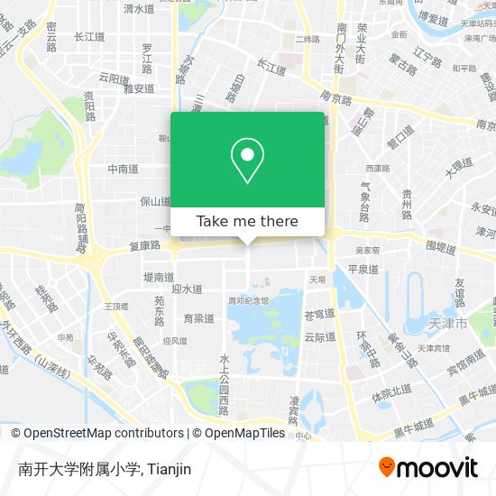 南开大学附属小学 map