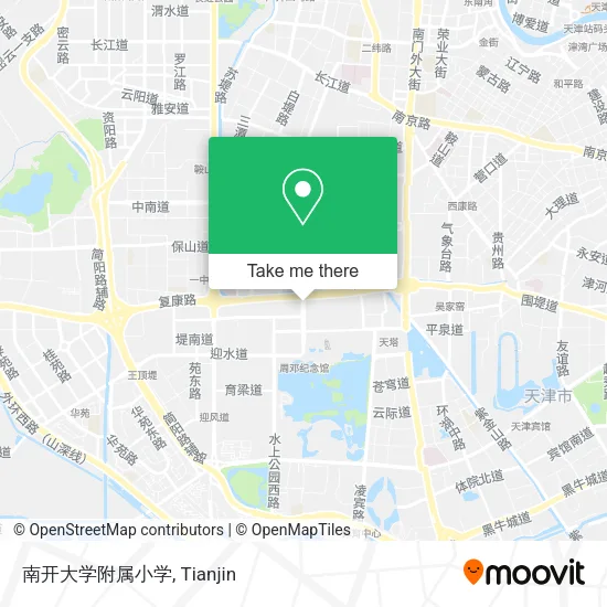 南开大学附属小学 map