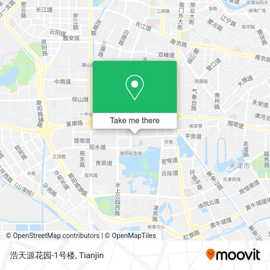 浩天源花园-1号楼 map