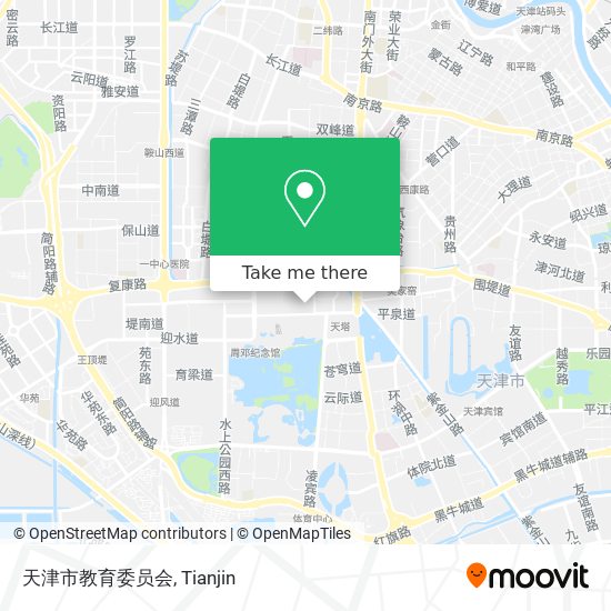 天津市教育委员会 map