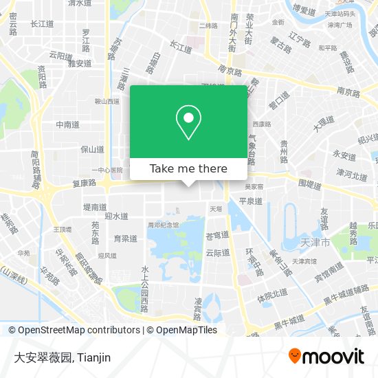 大安翠薇园 map