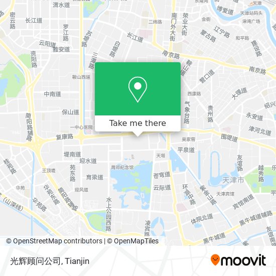 光辉顾问公司 map