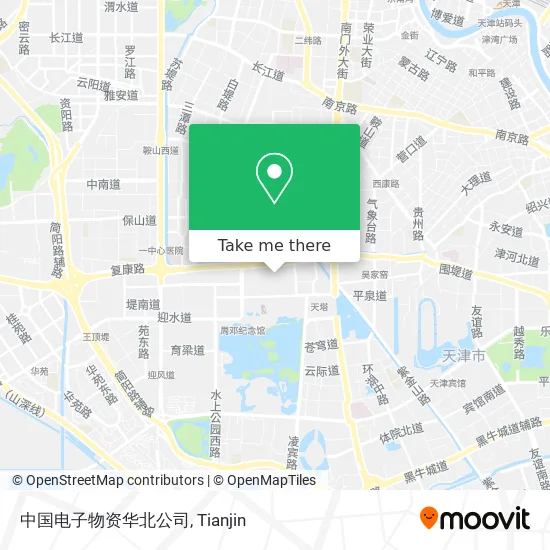 中国电子物资华北公司 map