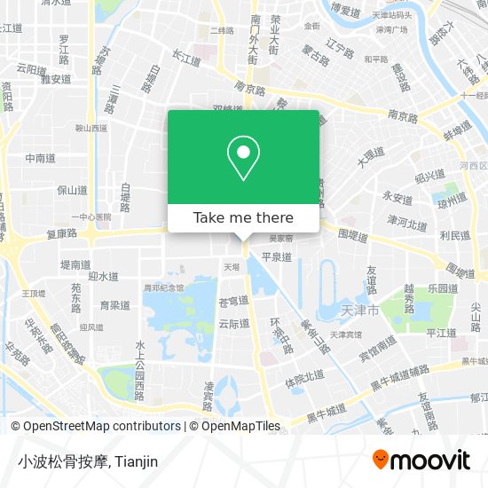 小波松骨按摩 map