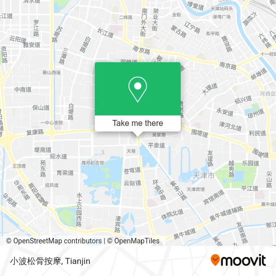 小波松骨按摩 map