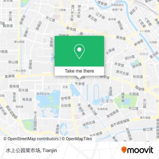 水上公园菜市场 map