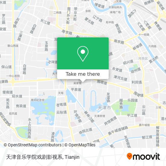 天津音乐学院戏剧影视系 map