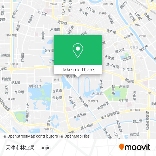 天津市林业局 map