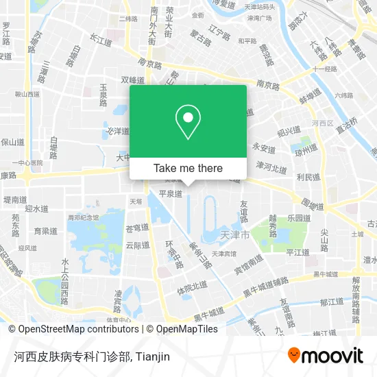 河西皮肤病专科门诊部 map