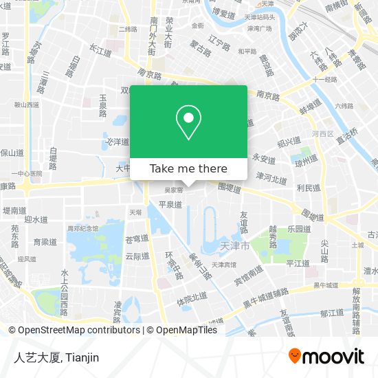 人艺大厦 map