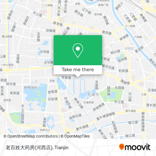 老百姓大药房(河西店) map