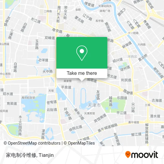 家电制冷维修 map