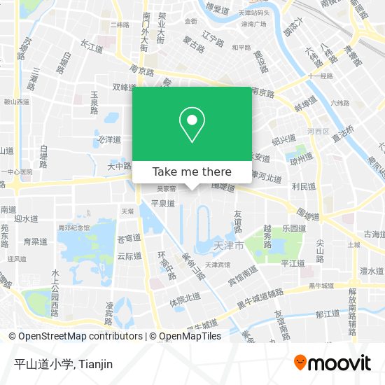 平山道小学 map