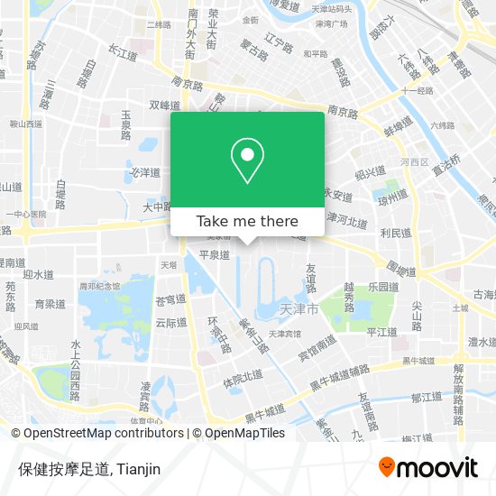 保健按摩足道 map