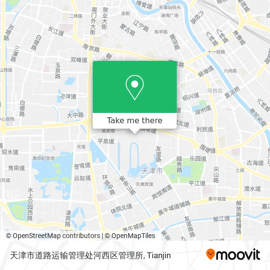天津市道路运输管理处河西区管理所 map
