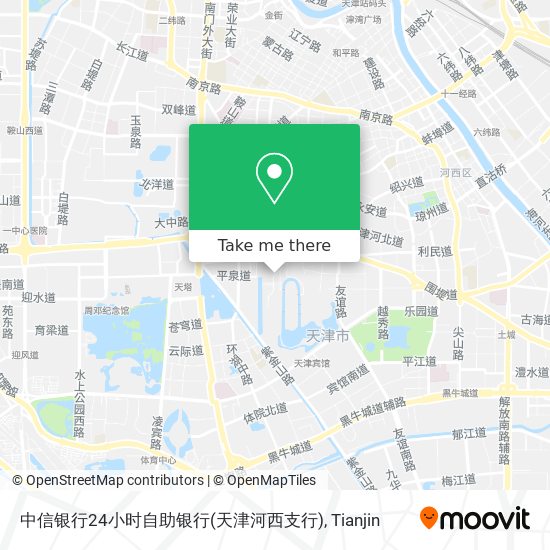 中信银行24小时自助银行(天津河西支行) map