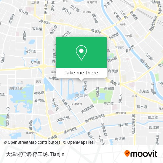 天津迎宾馆-停车场 map
