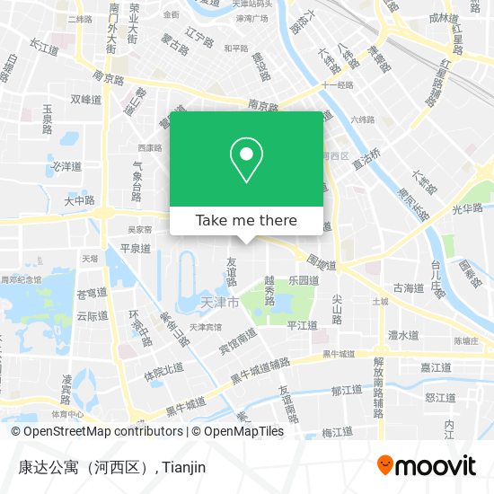 康达公寓（河西区） map