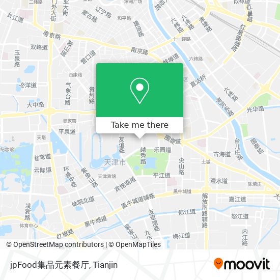 jpFood集品元素餐厅 map