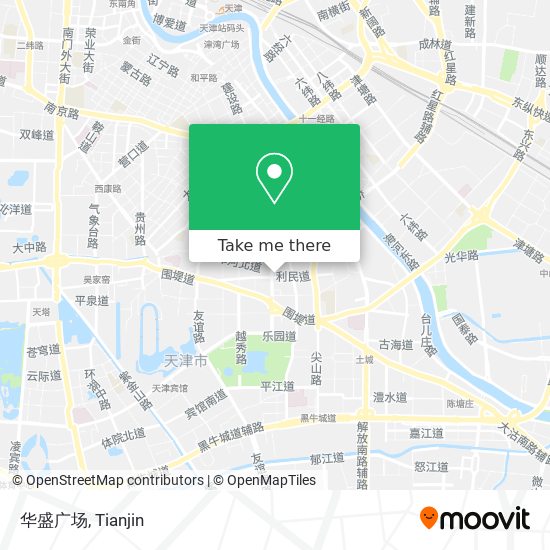 华盛广场 map