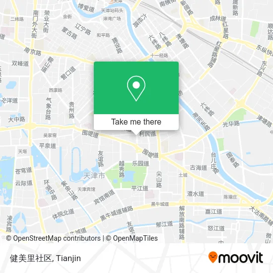 健美里社区 map