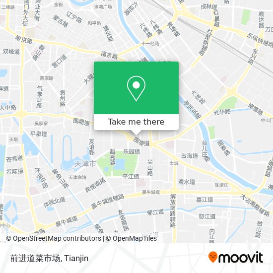 前进道菜市场 map