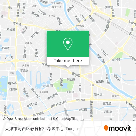天津市河西区教育招生考试中心 map