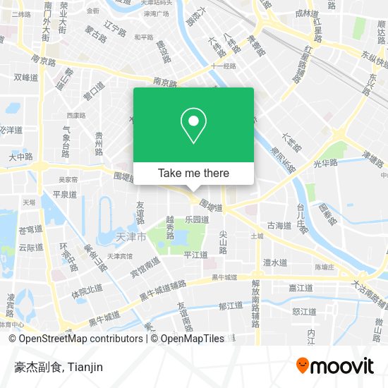 豪杰副食 map