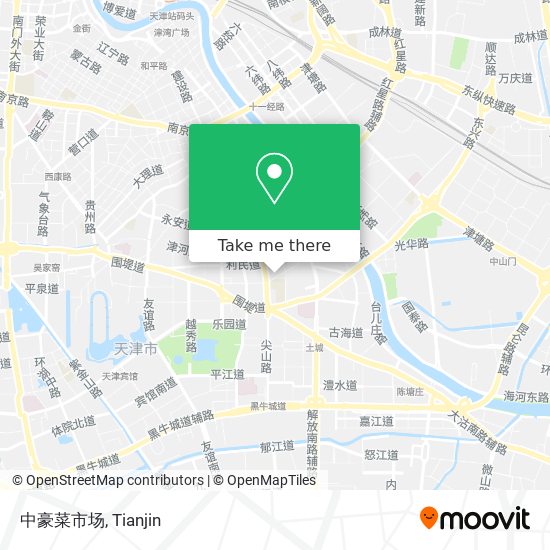 中豪菜市场 map