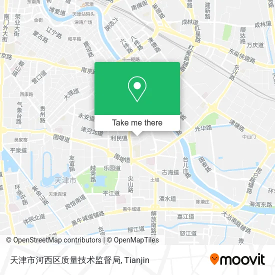 天津市河西区质量技术监督局 map
