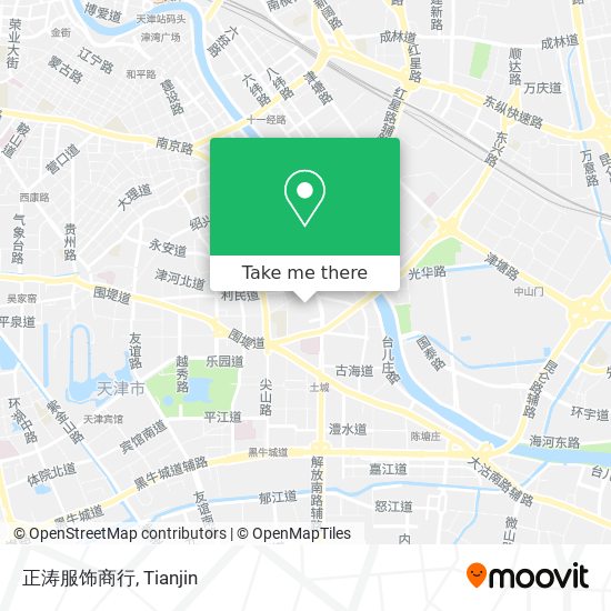 正涛服饰商行 map