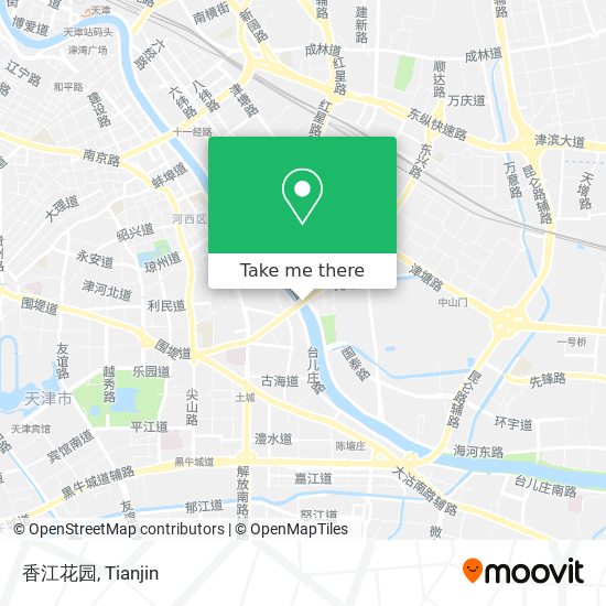香江花园 map