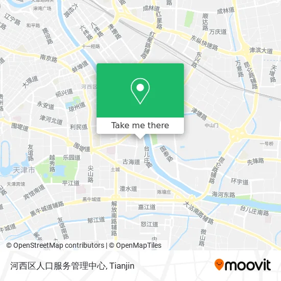 河西区人口服务管理中心 map