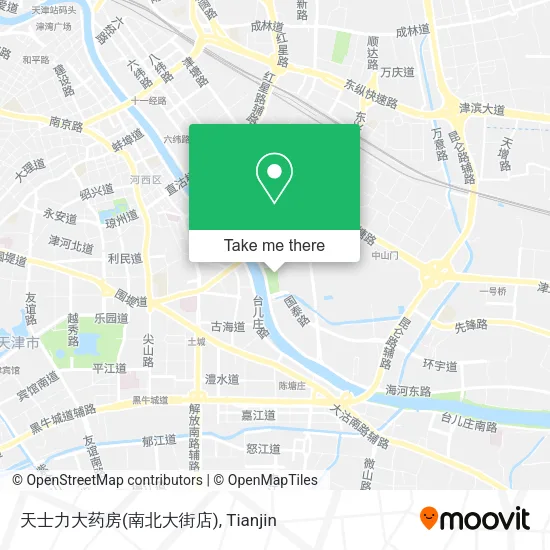 天士力大药房(南北大街店) map